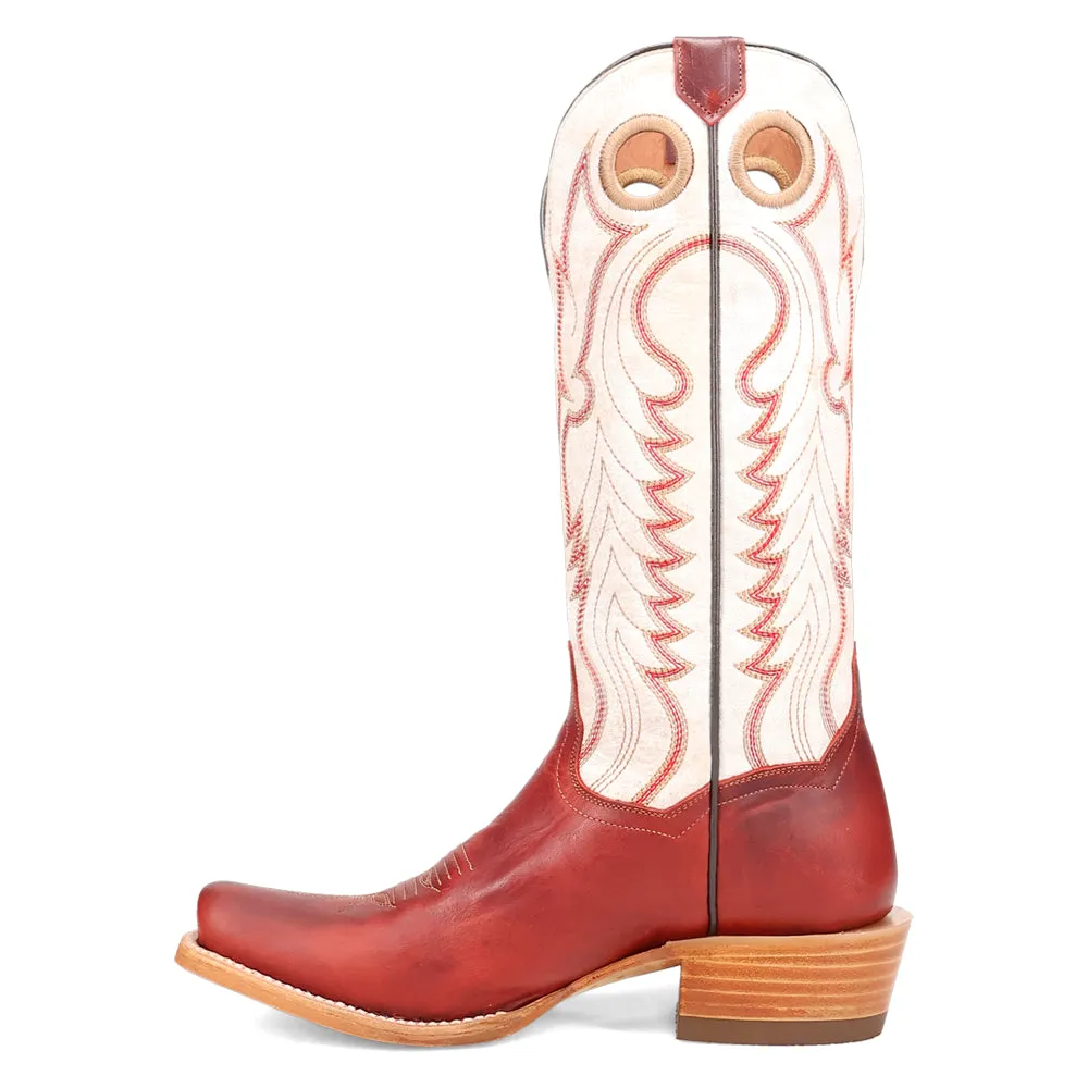 Adelaide Embroidered Square Toe Pull On Cowboy Boots