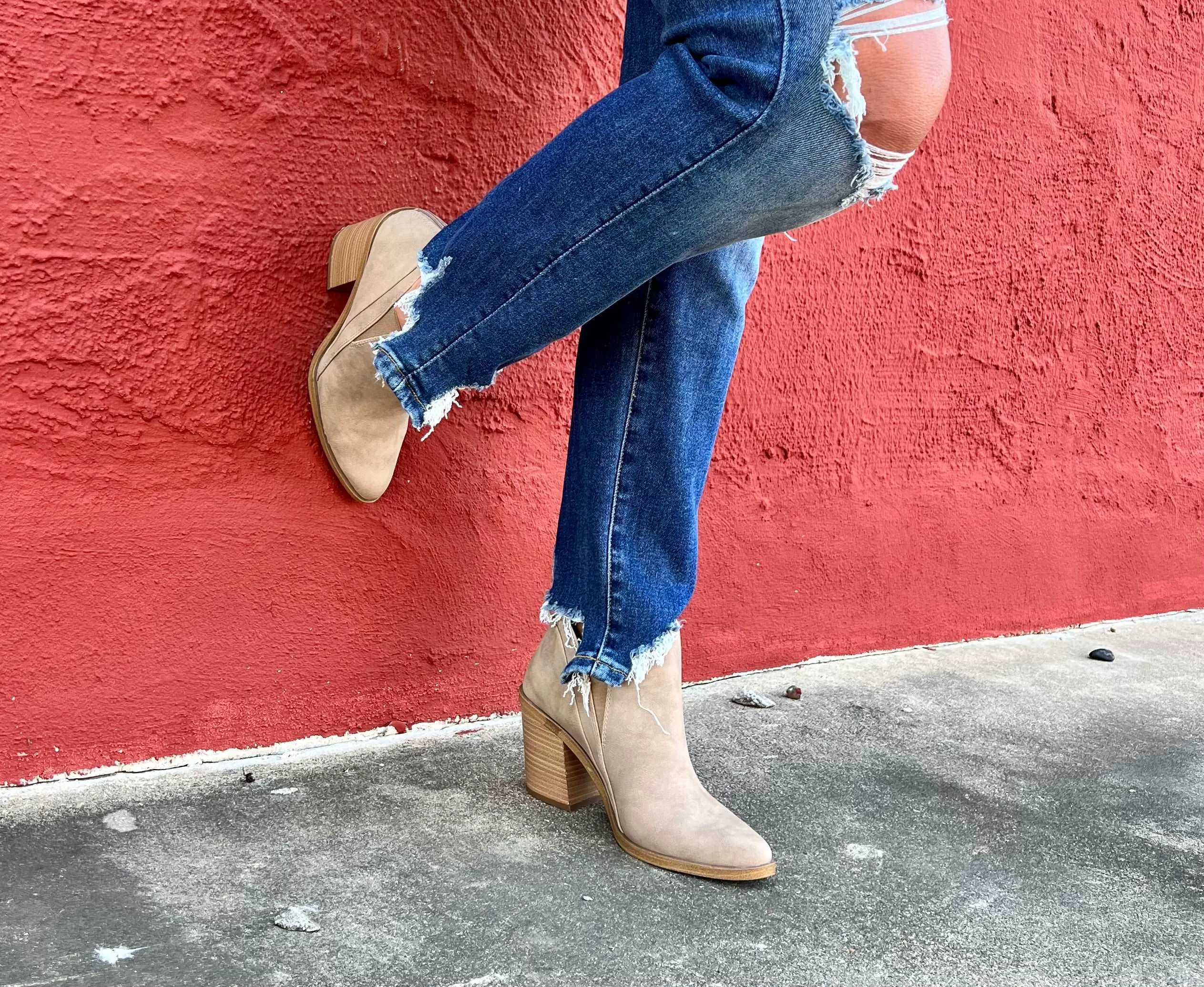 Annie Tan Bootie