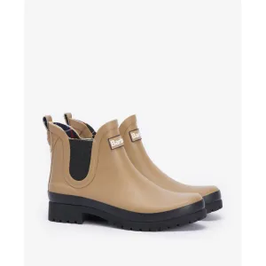 Barbour Mallow Ladies Wellington Chelsea Boot - Sandstone/Black