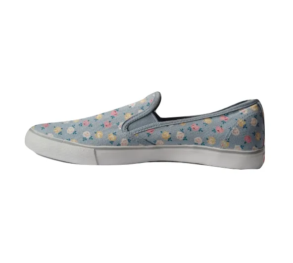 Cath Kidston Womens /Girls Prime Rose Fields Smart Slip on Trainers