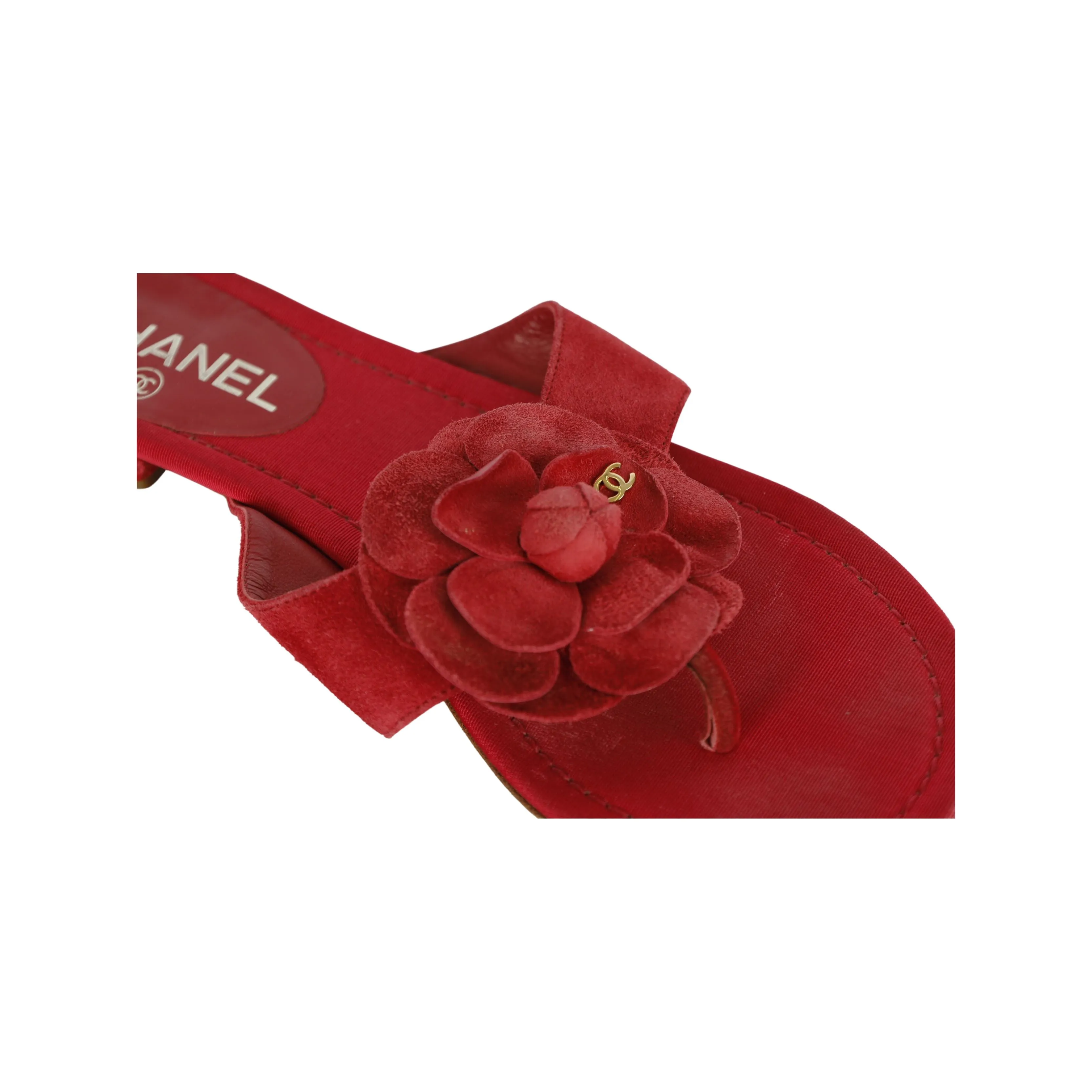 Chanel Camelia Flat Sandals - '10s