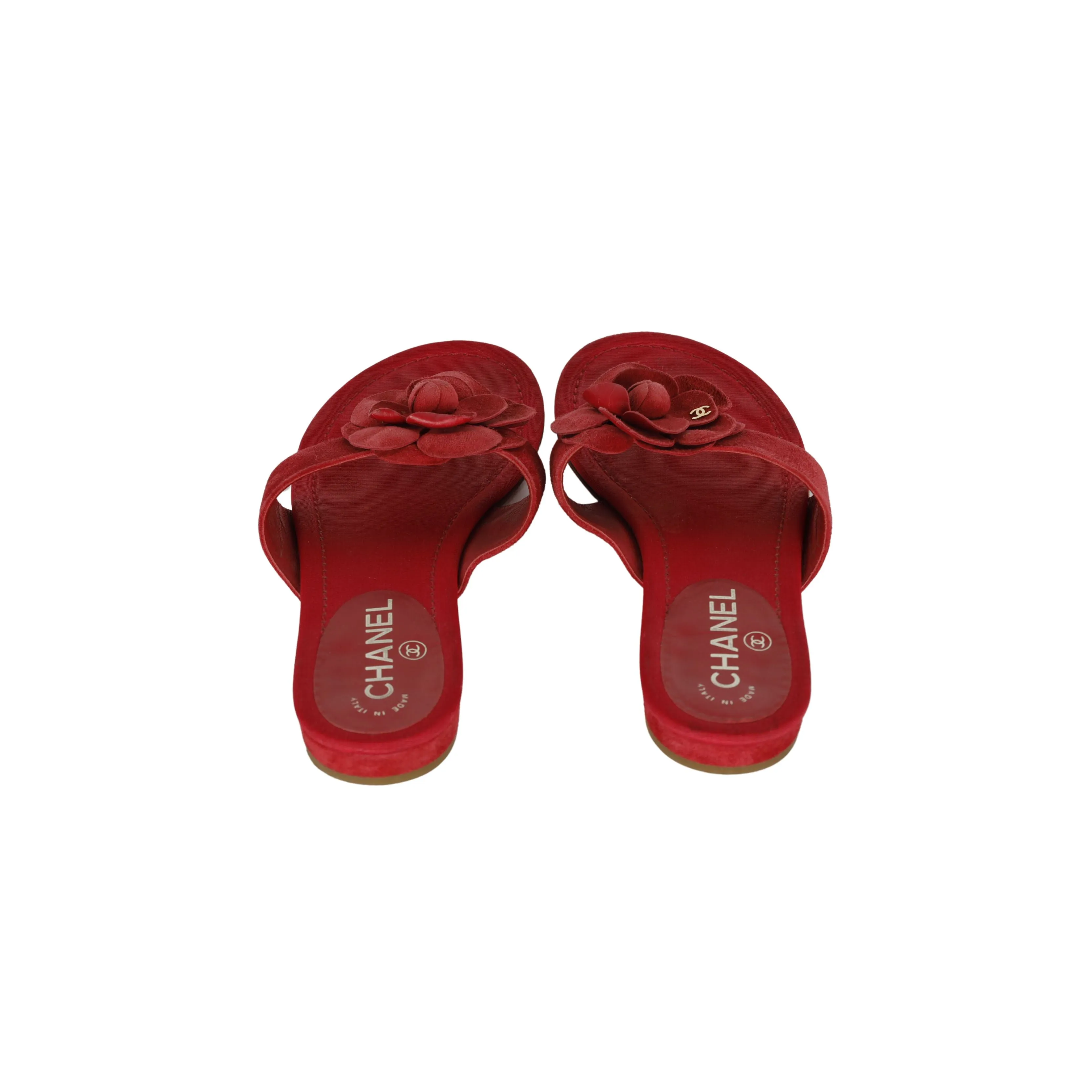 Chanel Camelia Flat Sandals - '10s