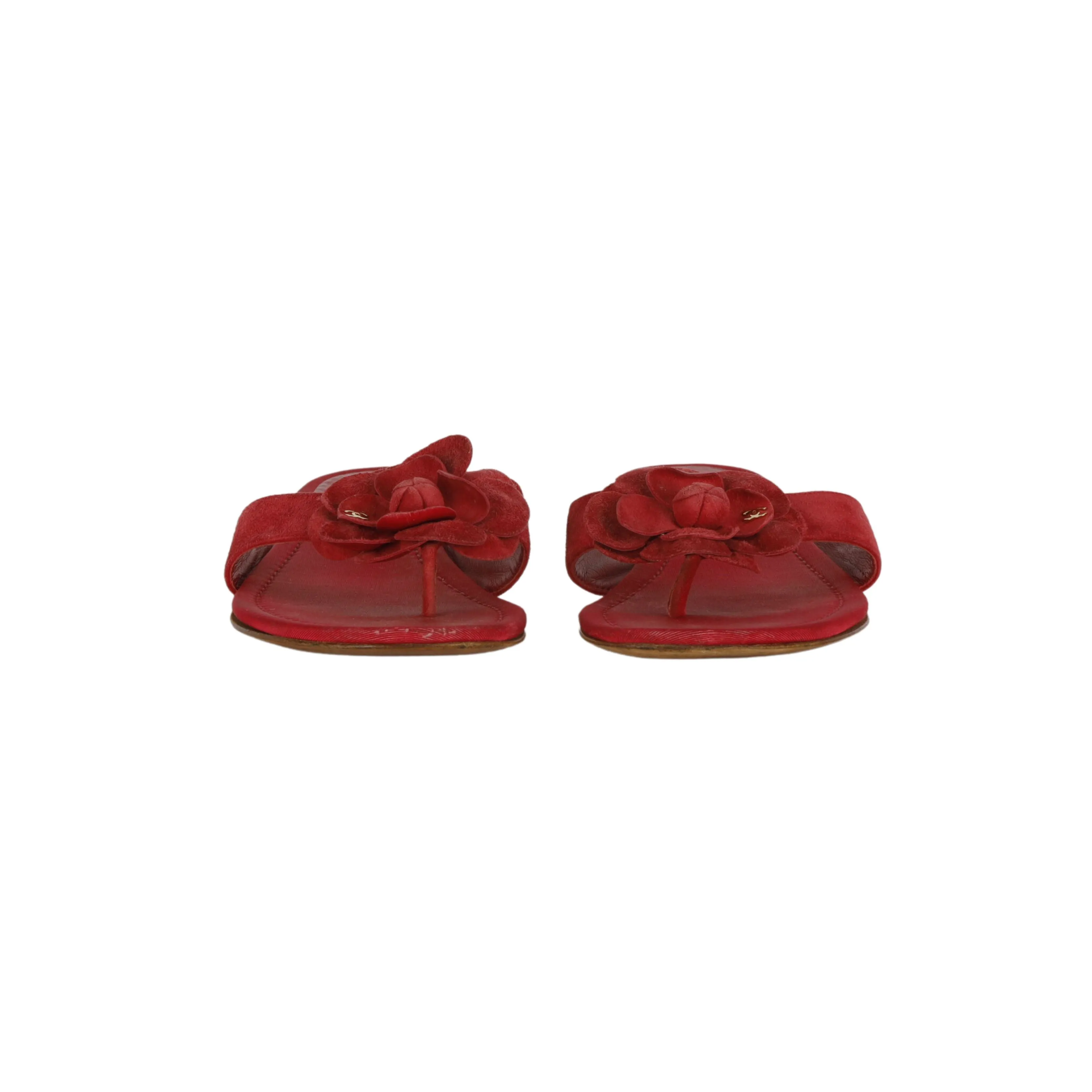 Chanel Camelia Flat Sandals - '10s