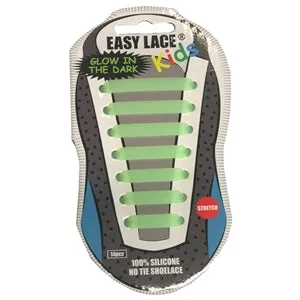 Easy Lace Kids Silicone Shoelaces 14 Pieces