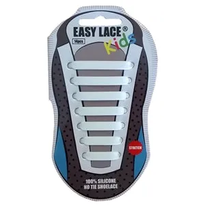 Easy Lace Kids Silicone Shoelaces 14 Pieces