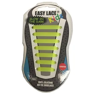 Easy Lace Kids Silicone Shoelaces 14 Pieces