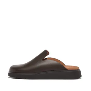 FitFlop Gen-FF Mens Leather Mules Brown