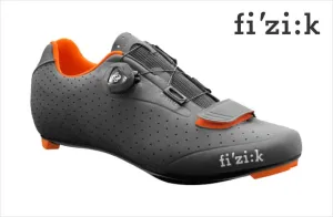 Fizik R5B Uomo Boa Road Cycling Shoes - Grey/Orange