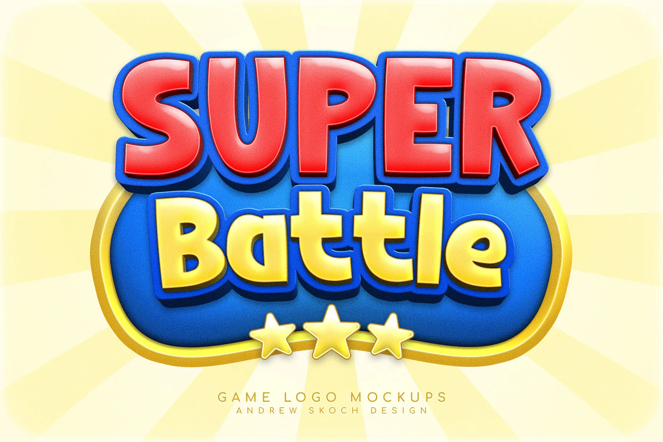 Game Logo Text Effect