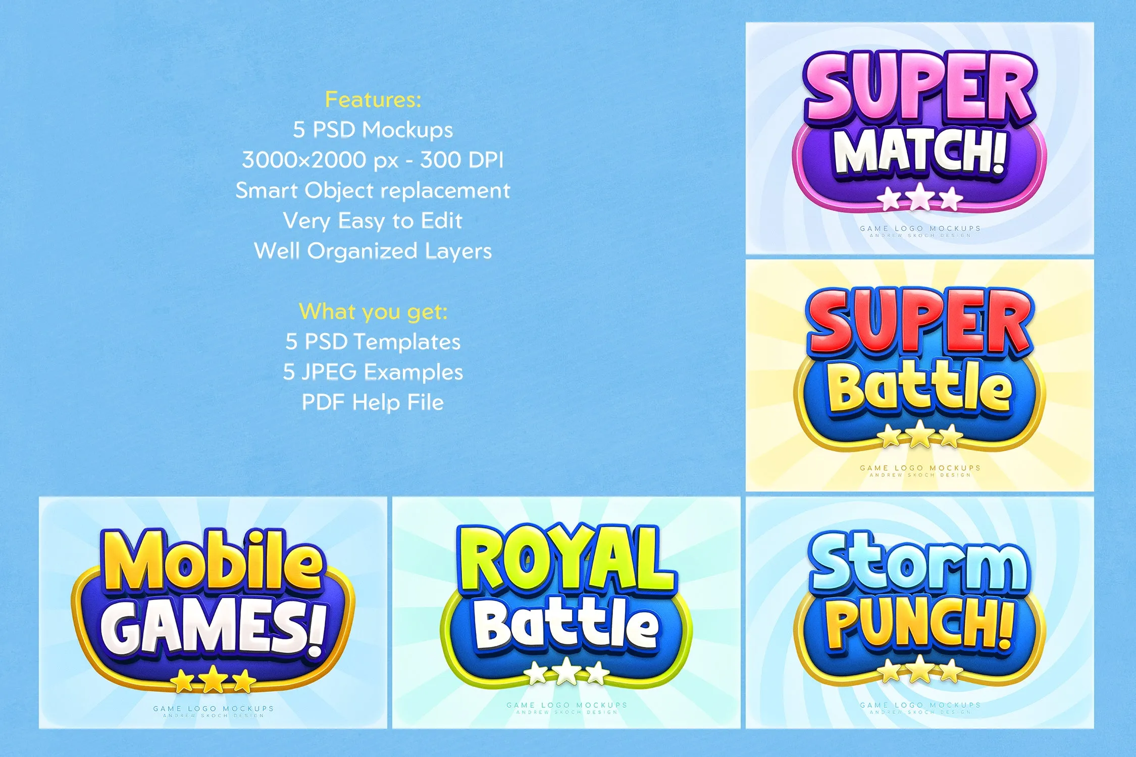 Game Logo Text Effect