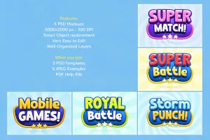 Game Logo Text Effect