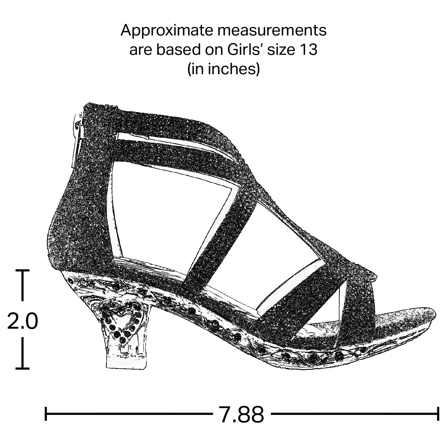 Generation Y Rhinestone Caged Clear High Heel Sandals