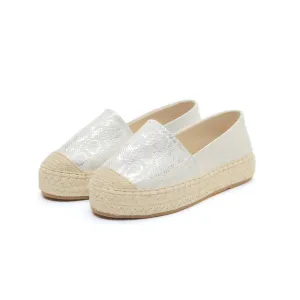 Glimmer Steps Espadrilles Sliver