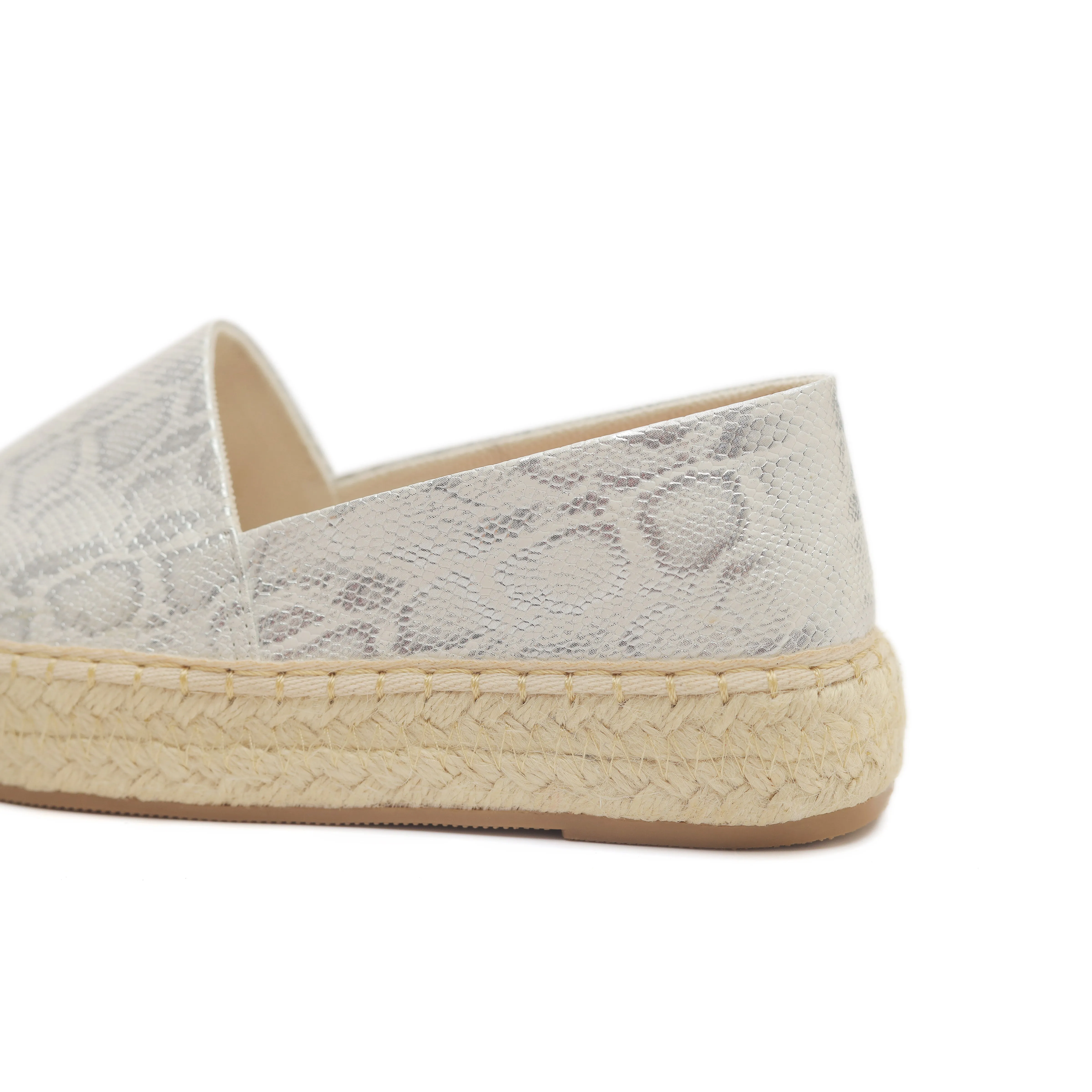 Glimmer Steps Espadrilles Sliver