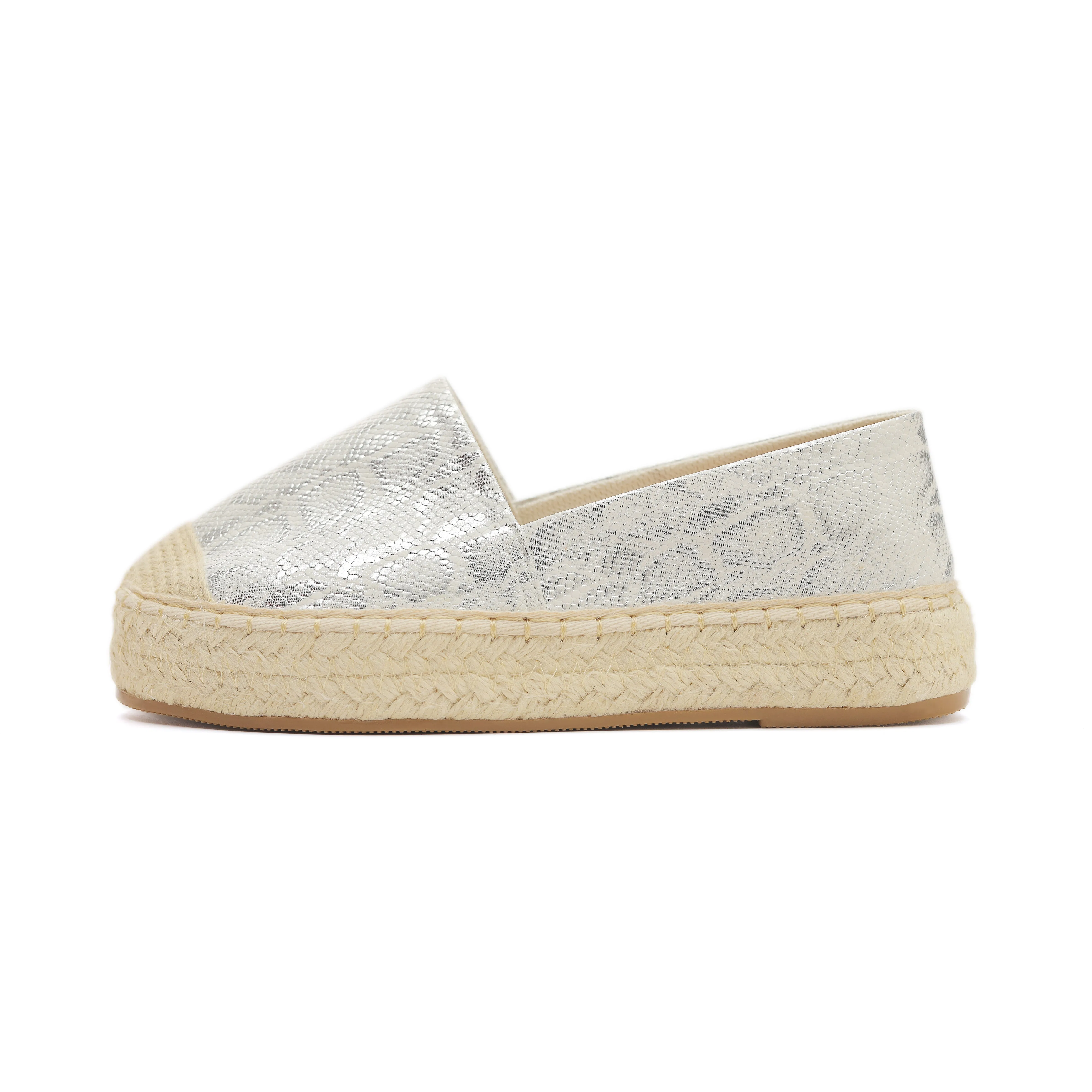 Glimmer Steps Espadrilles Sliver