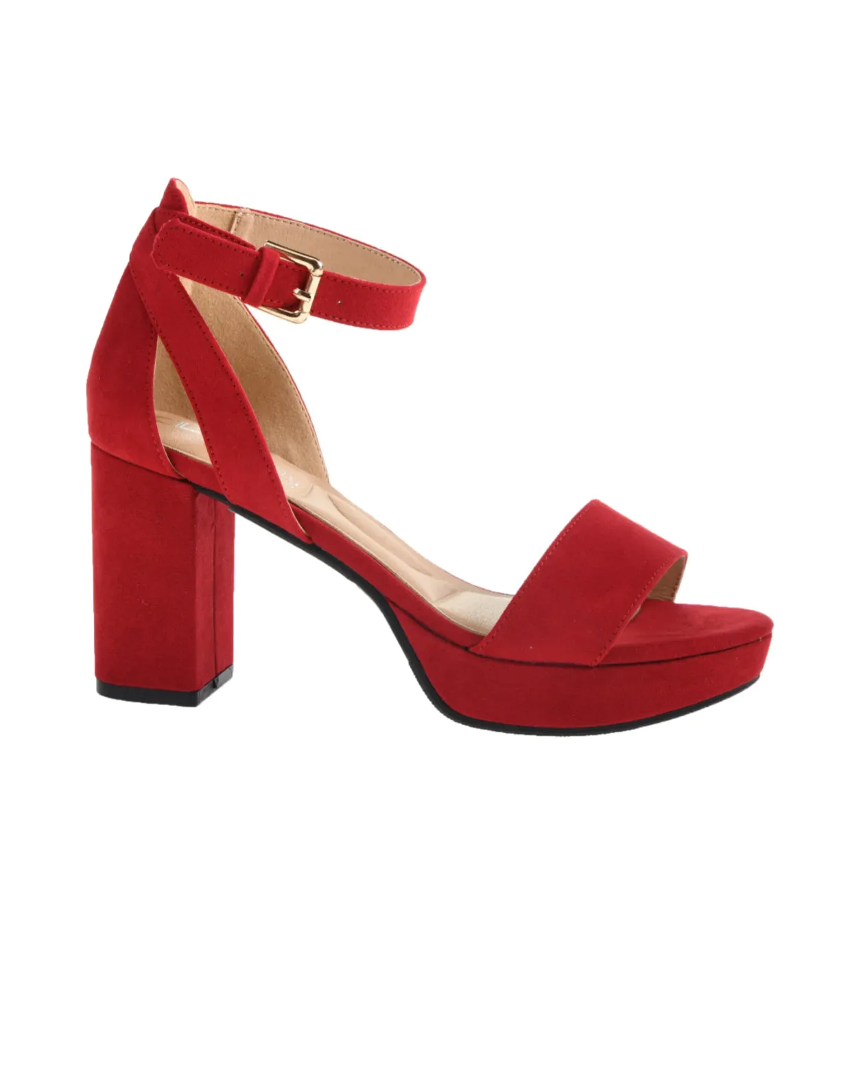 Go On Black Suede Heel