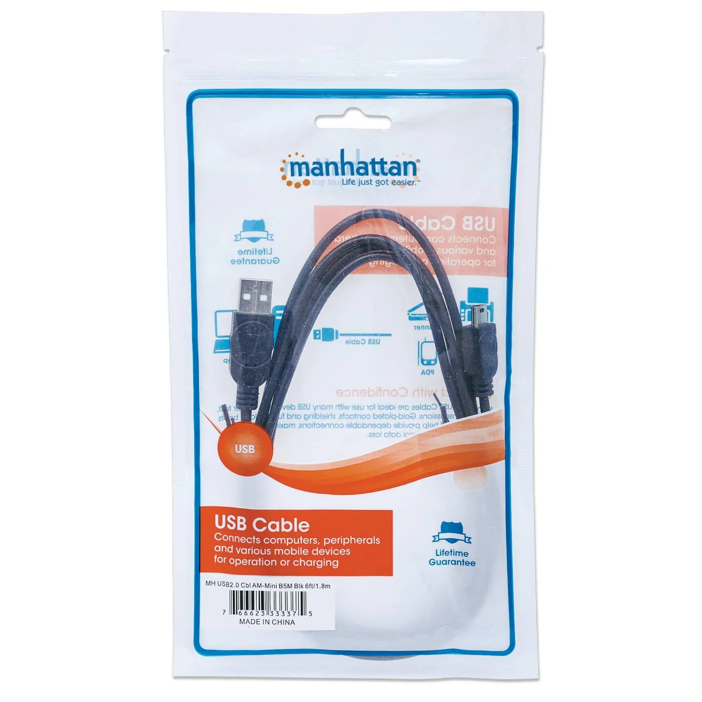 Hi-Speed USB Mini-B Device Cable