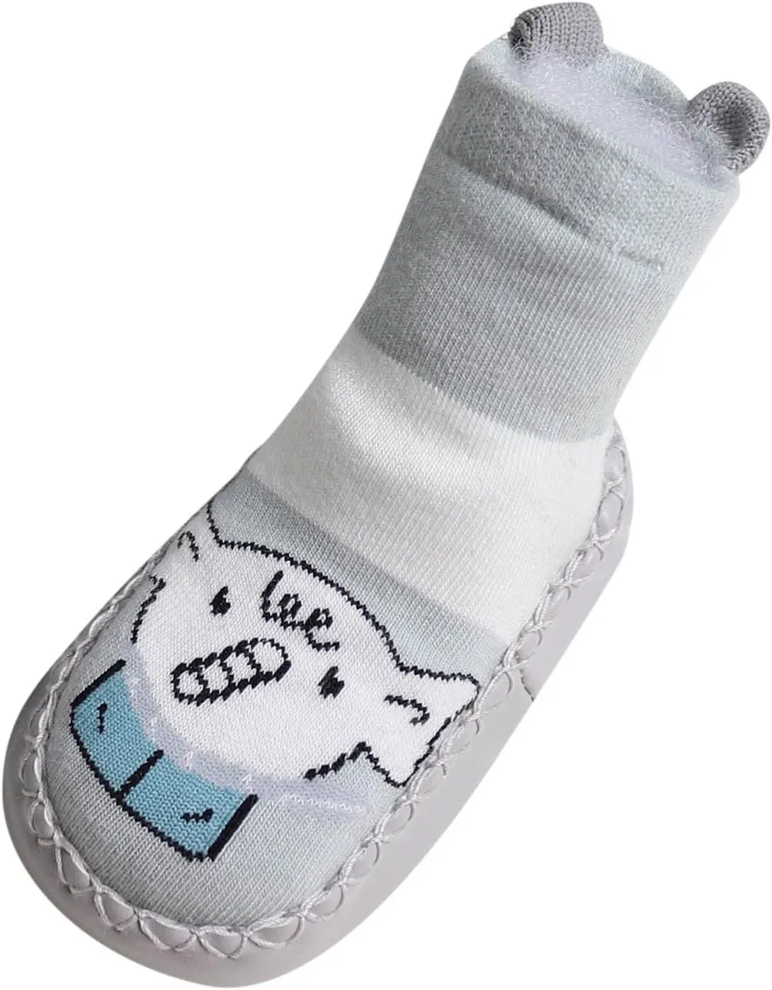 Infant Toddler Shoes Soft Sole Toddler Shoes Cartoon Animal Print Non Slip Breathable Socks Toddler Sandals Size