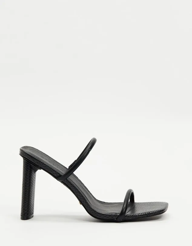 Johana Heel - Black Scale