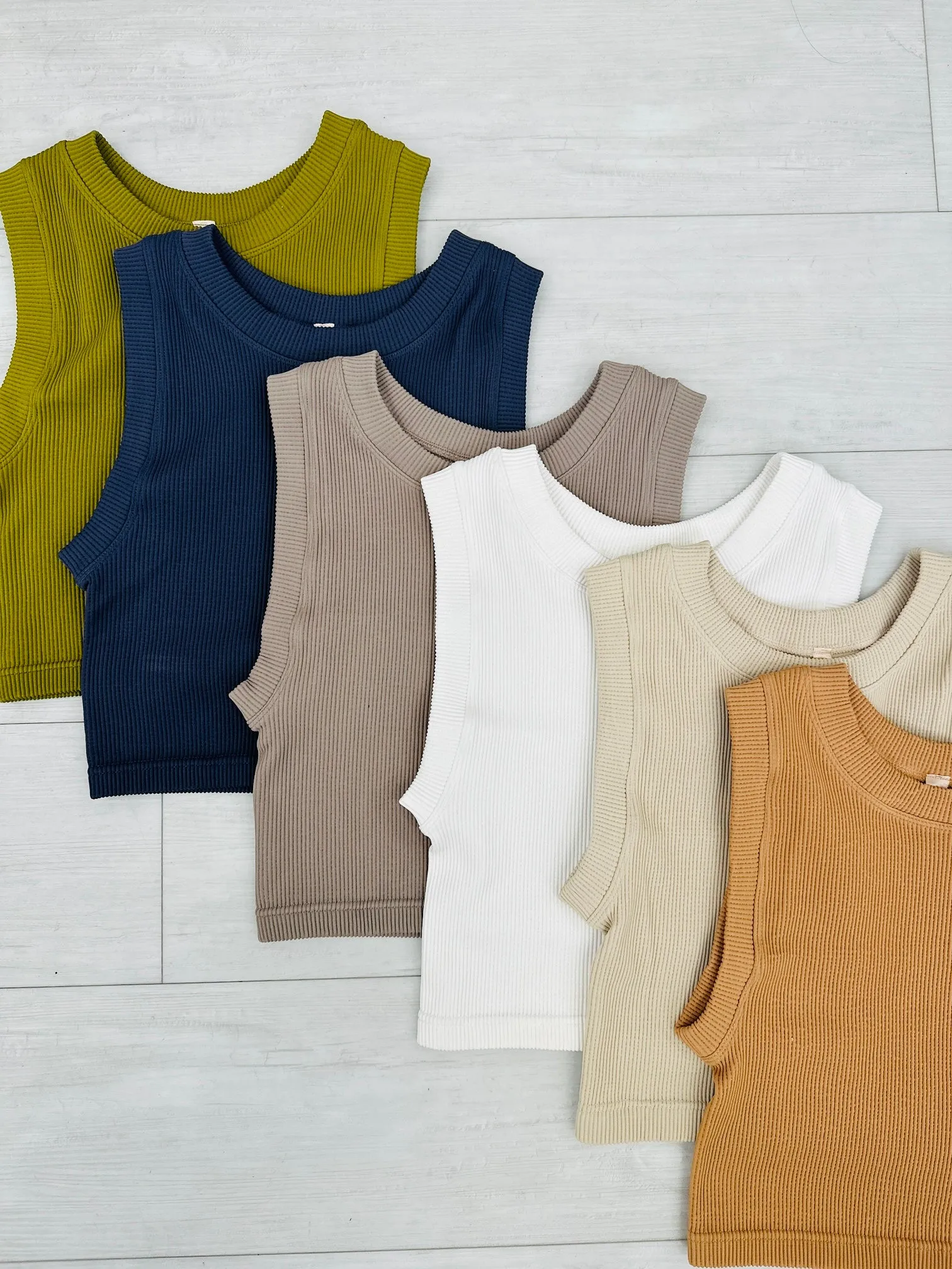 Keep Me In Line Tank Top- Multiple Colors!