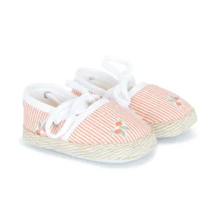 Poppy Stripes Baby Shoes