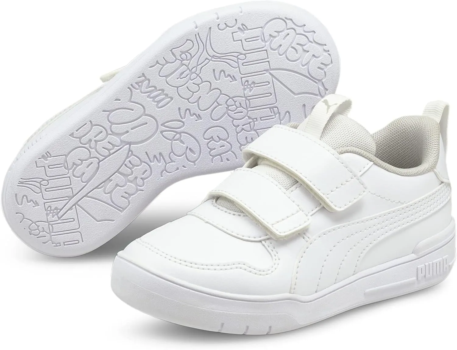 PUMA Baby-Boy's Multiflex Hook & Loop Sneaker