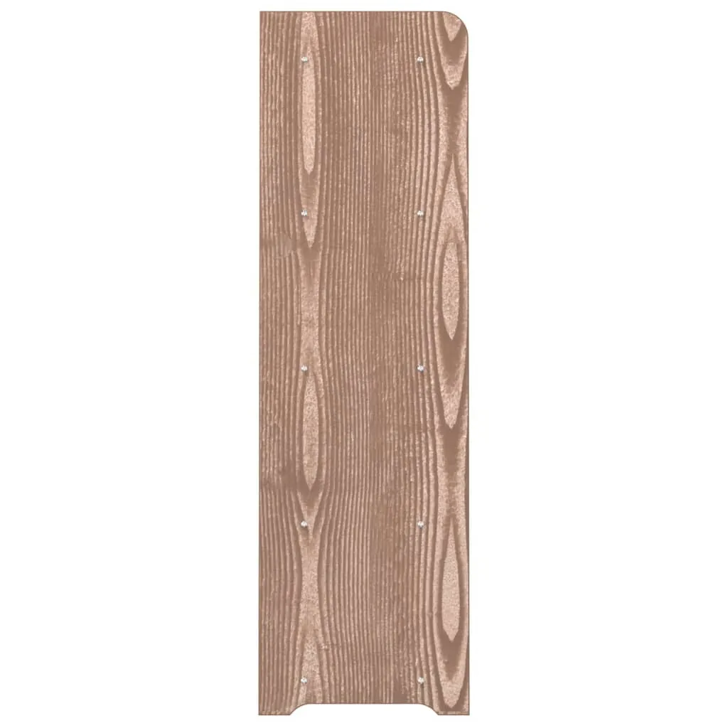 Shoe Rack Brown 65x24x81 cm Engineered Wood