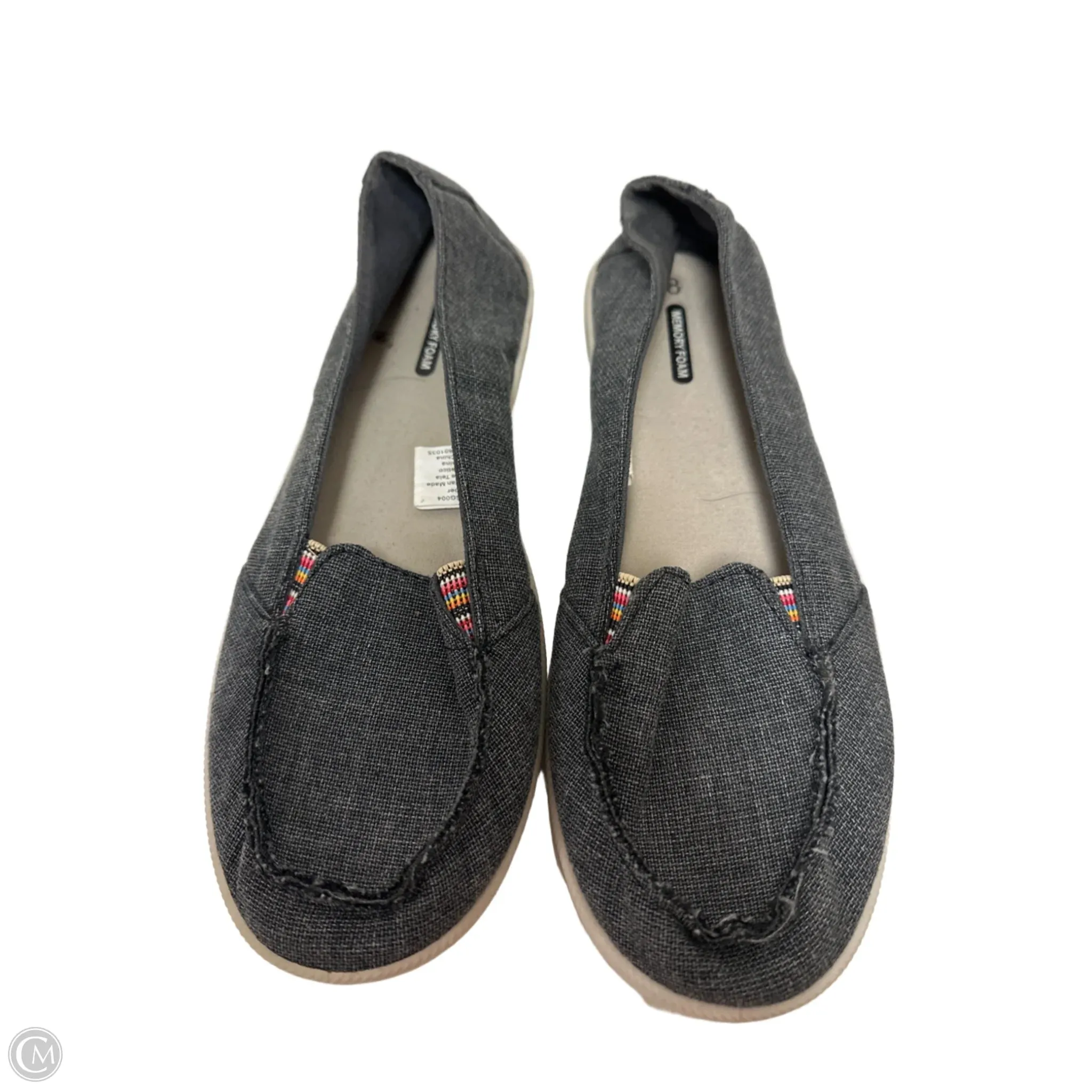 Shoes Flats By Time And Tru In Grey, Size: 8
