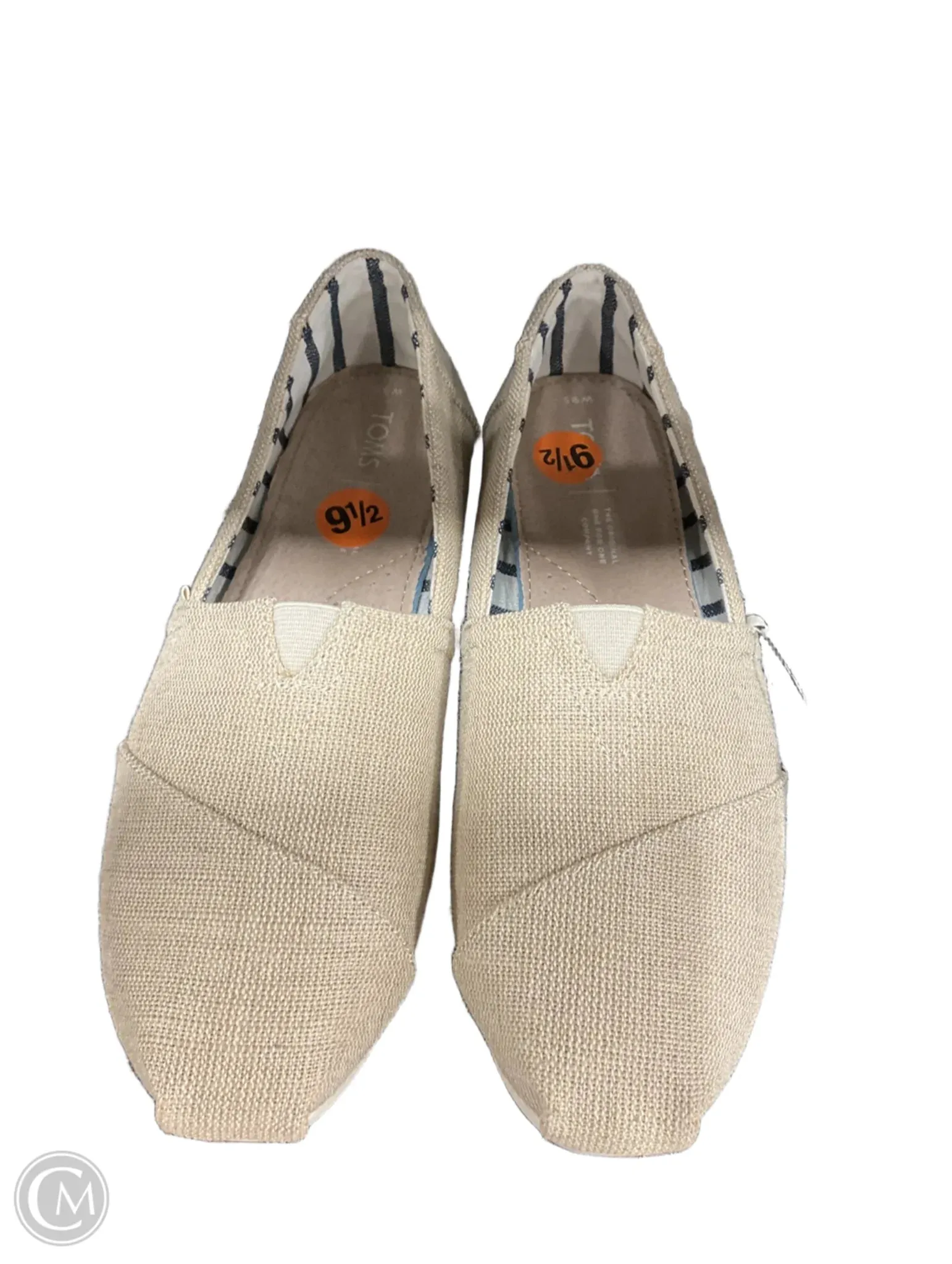 Shoes Flats By Toms In Beige, Size: 9.5