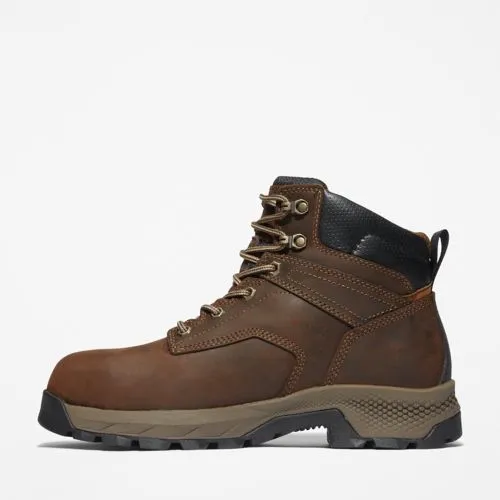 TIMBERLAND 6" BROWN TITAN EV COMP TOE WORK BOOT