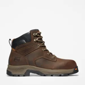 TIMBERLAND 6" BROWN TITAN EV COMP TOE WORK BOOT