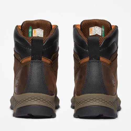 TIMBERLAND 6" BROWN TITAN EV COMP TOE WORK BOOT
