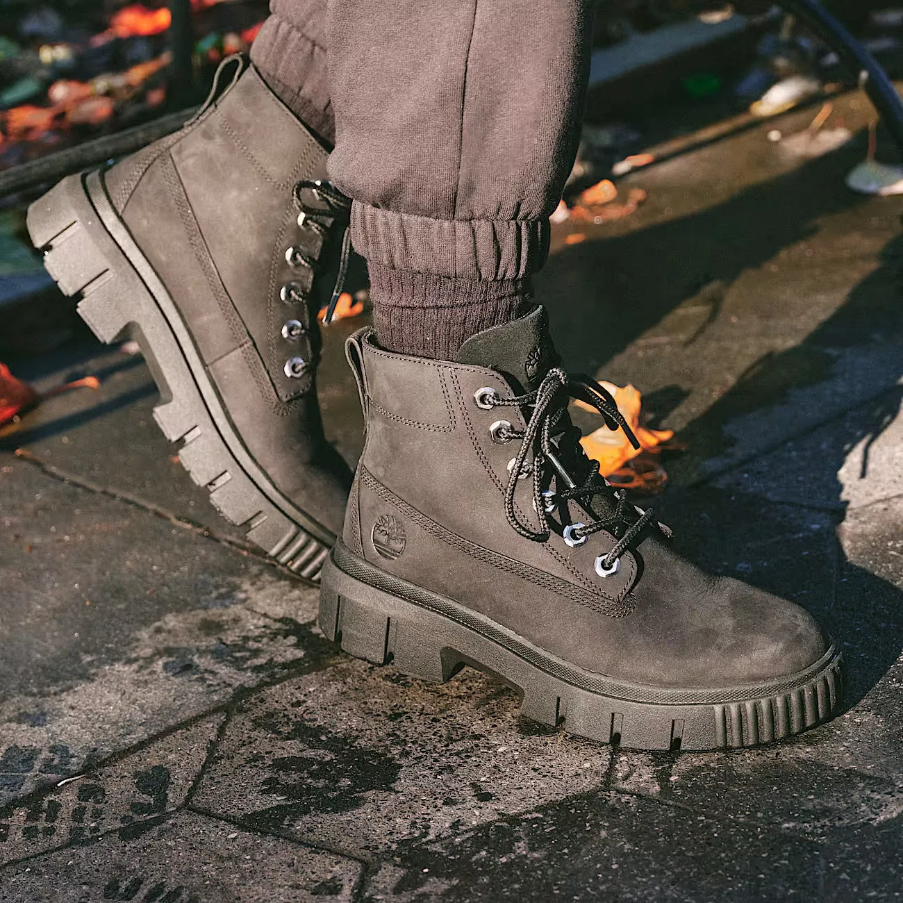 Timberland - Greyfield Mid Lace-Up Black