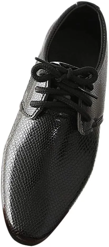 Toddler Boys Dress Shoes Kids Classic Lace Up Oxfords Solid Casual School Shoes British Style Dressy Leather Shoes