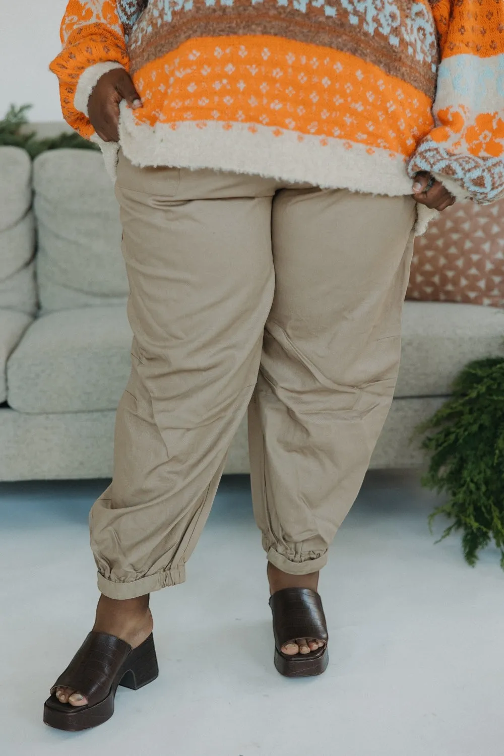 Tori Taupe Cargo Pant (XS-3XL)