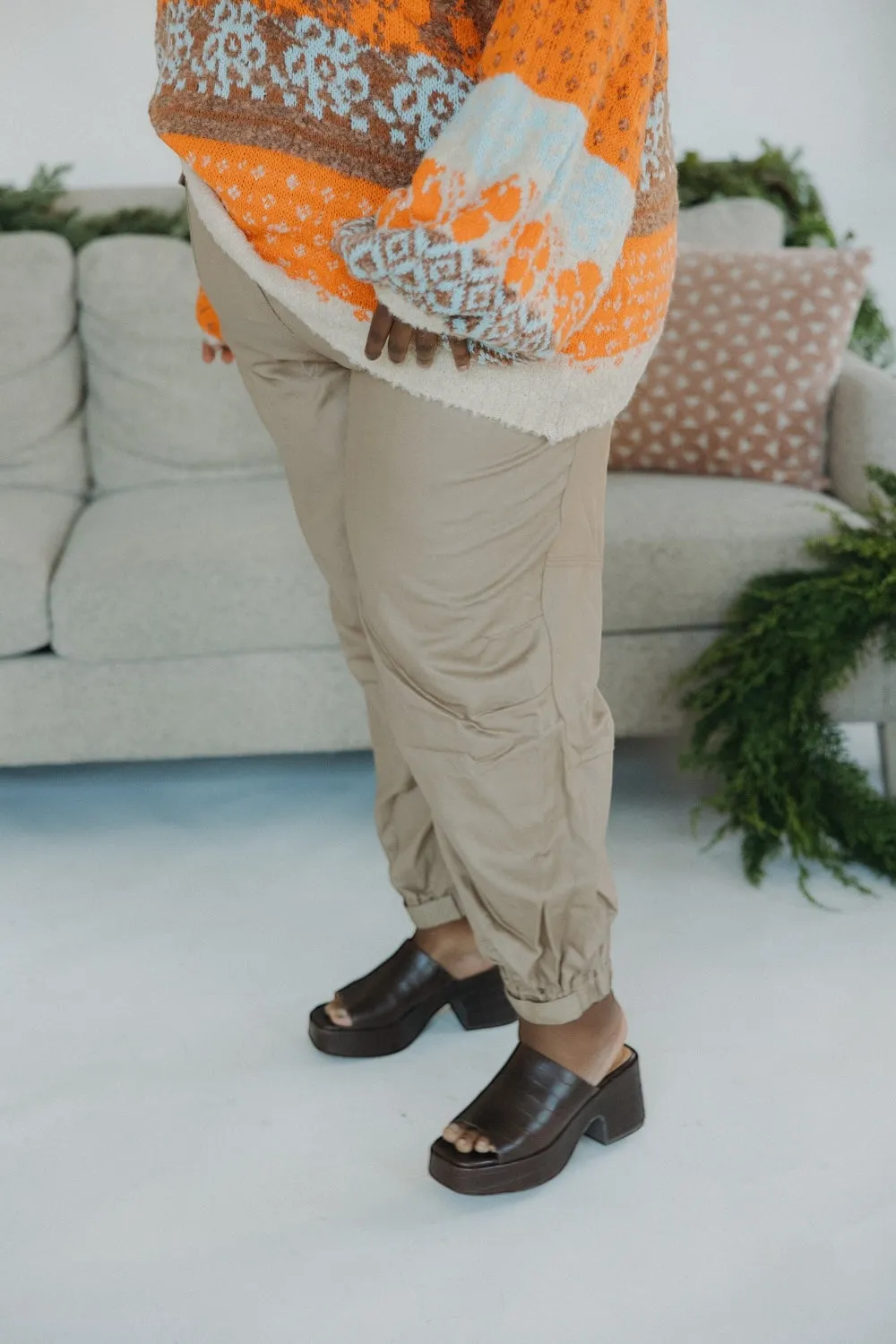 Tori Taupe Cargo Pant (XS-3XL)