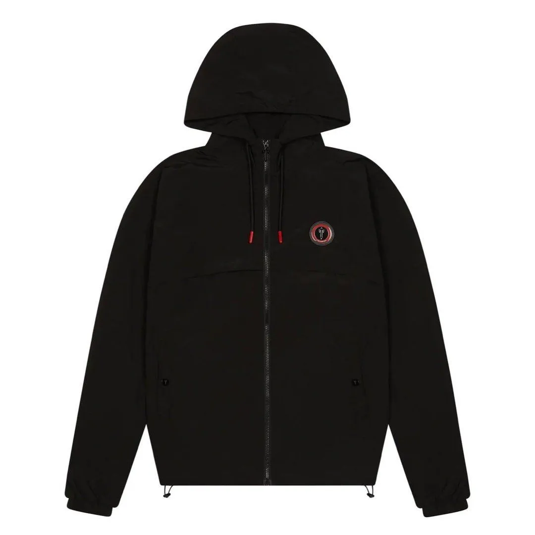 TRAPSTAR IRONGATE T WINDBREAKER -  Black/Red