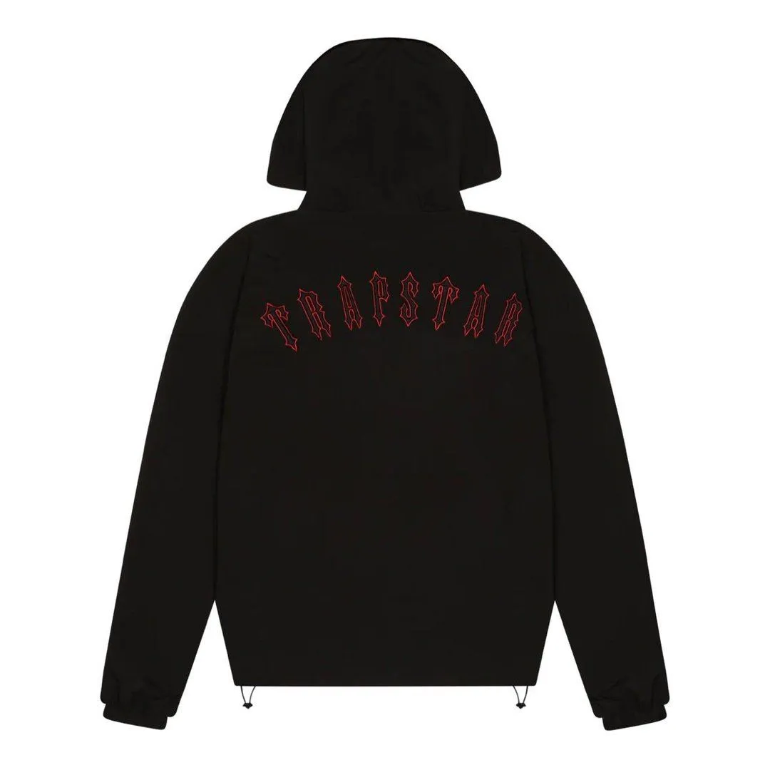 TRAPSTAR IRONGATE T WINDBREAKER -  Black/Red