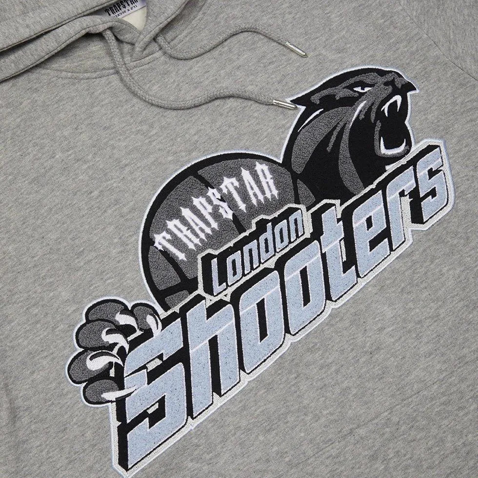 TRAPSTAR LONDON SHOOTERS HOODED TRACKSUIT - GREY/Sky Blue