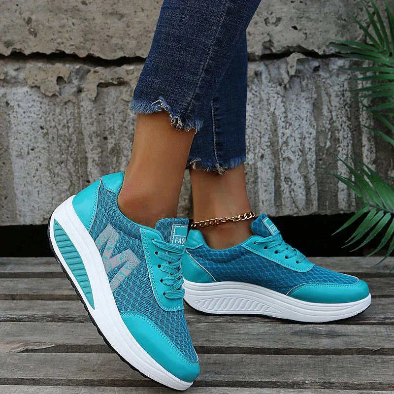 Trendy Sports Shoes With Thick Soles