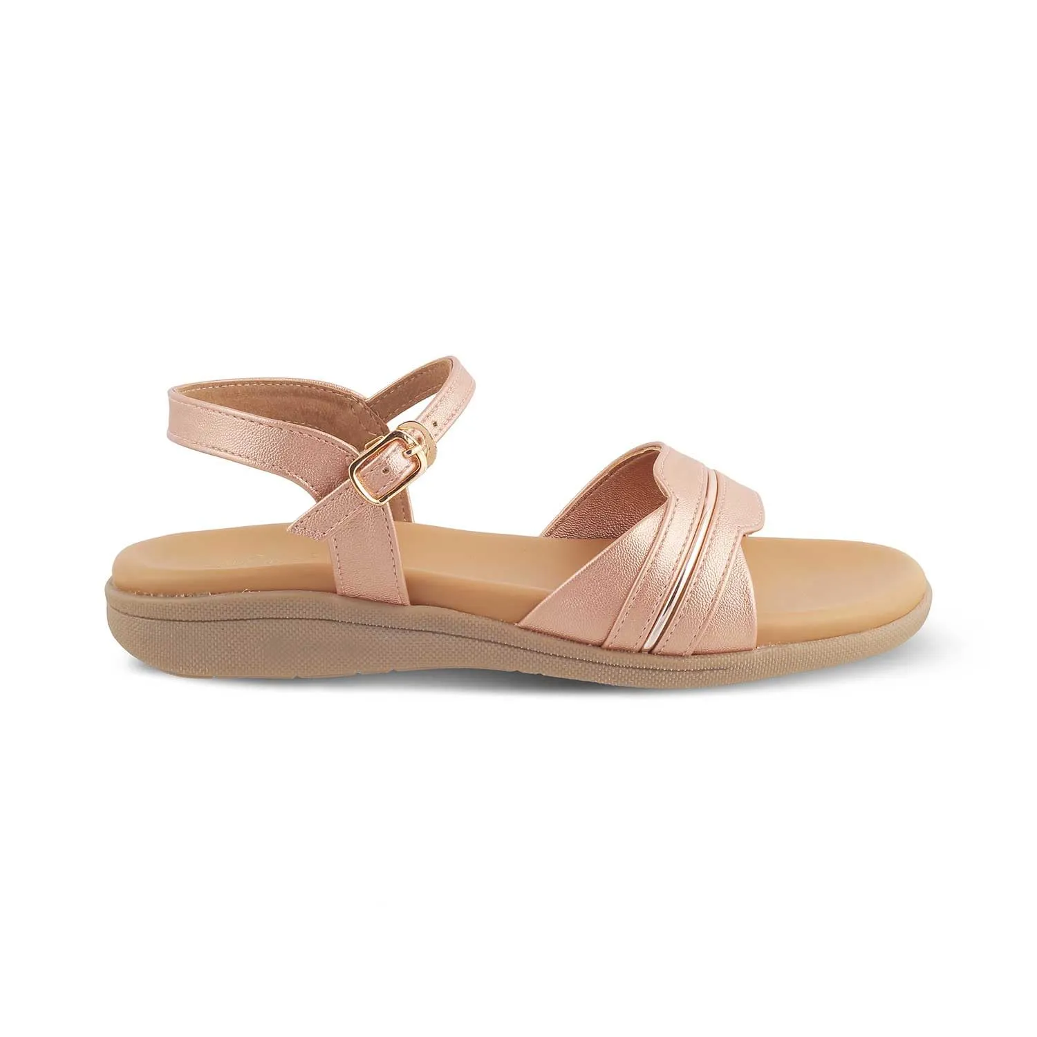 tresmode Etienne Women's Champaign Casual Flats: Effortless Elegance for Everyday Chic || Size (EU-358UK-5/US-7)