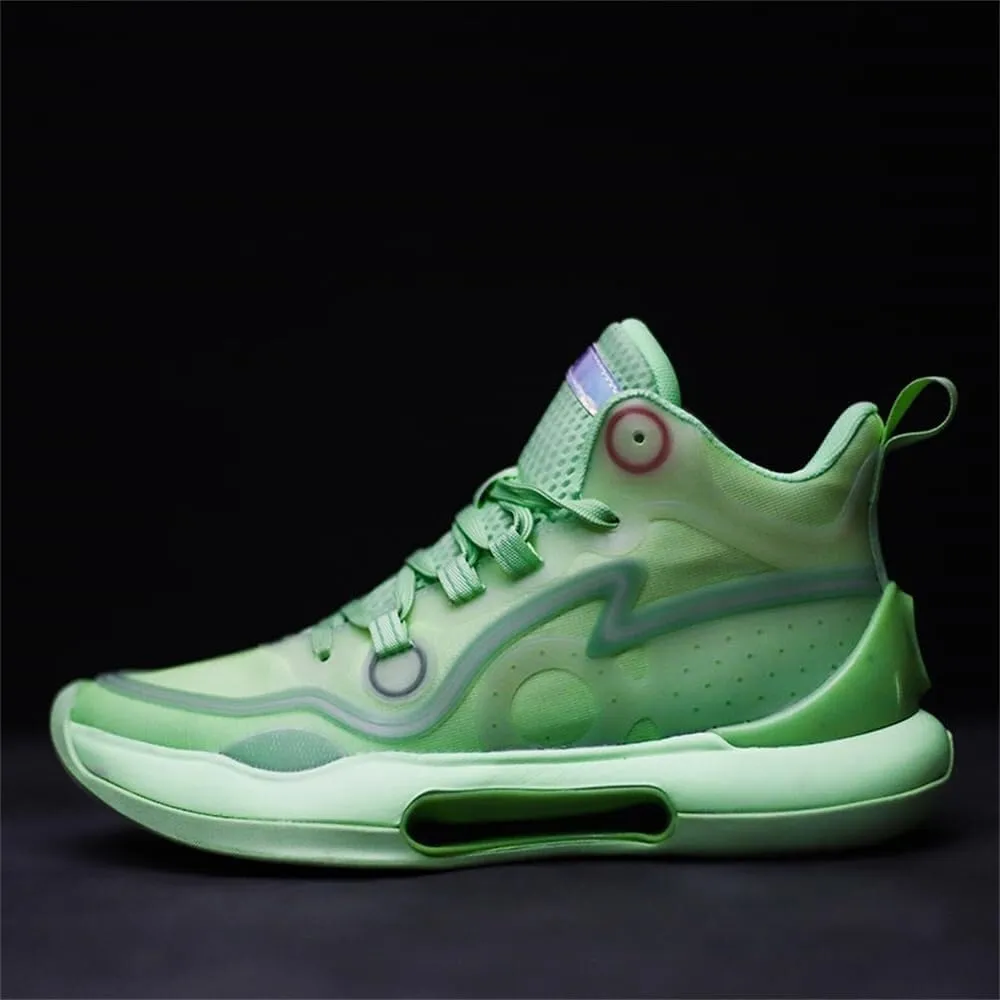 Unisex High Top Basketball Shoes are Breathable, Lightweight Shock-Absorbing Comfortable for Sports Training