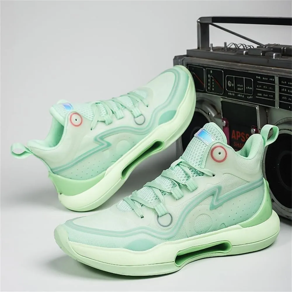 Unisex High Top Basketball Shoes are Breathable, Lightweight Shock-Absorbing Comfortable for Sports Training