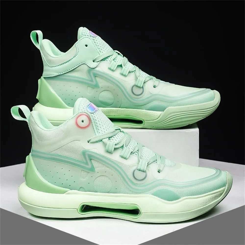 Unisex High Top Basketball Shoes are Breathable, Lightweight Shock-Absorbing Comfortable for Sports Training