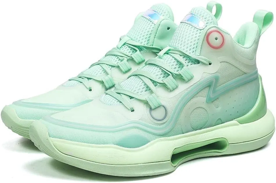 Unisex High Top Basketball Shoes are Breathable, Lightweight Shock-Absorbing Comfortable for Sports Training