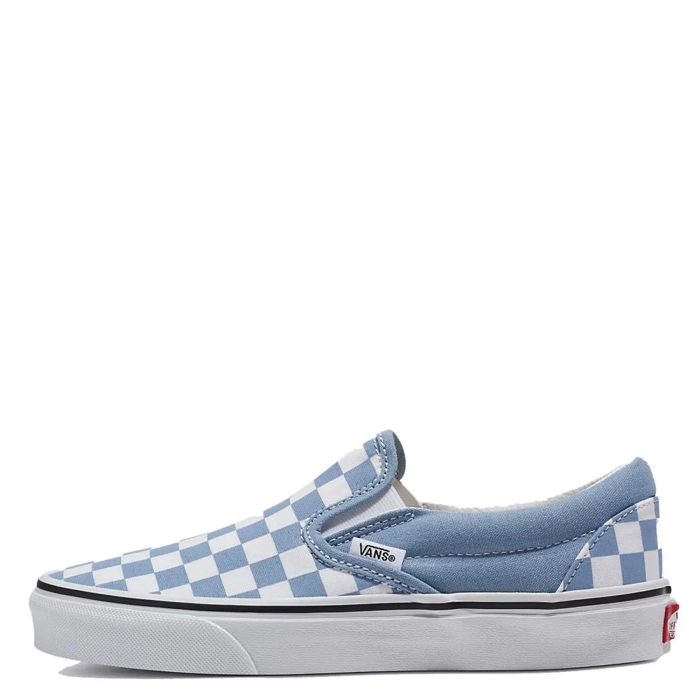 Vans Checkerboard Classic Slip-On in Dusty Blue