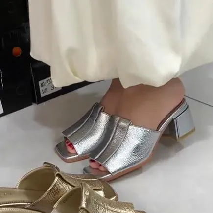 Women's Casual Comfortable Thick-Heeled Sandals