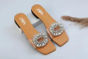 ZARA EMBELLISHED FLAT